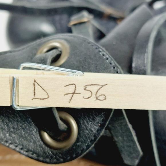 Isabel Marant Black Leather Ankle Wide Buckle Strap Pointy Toe High Heels D756 - Picture 13 of 13